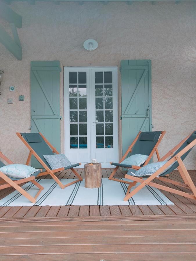 Chambre Familiale Anna "Mon Lit Au Pre" , Jusqu'A 4 Adultes Et 2 Enfants Avec Piscine Familles, Couples Ou Femmes Seulement Pontours Exteriör bild