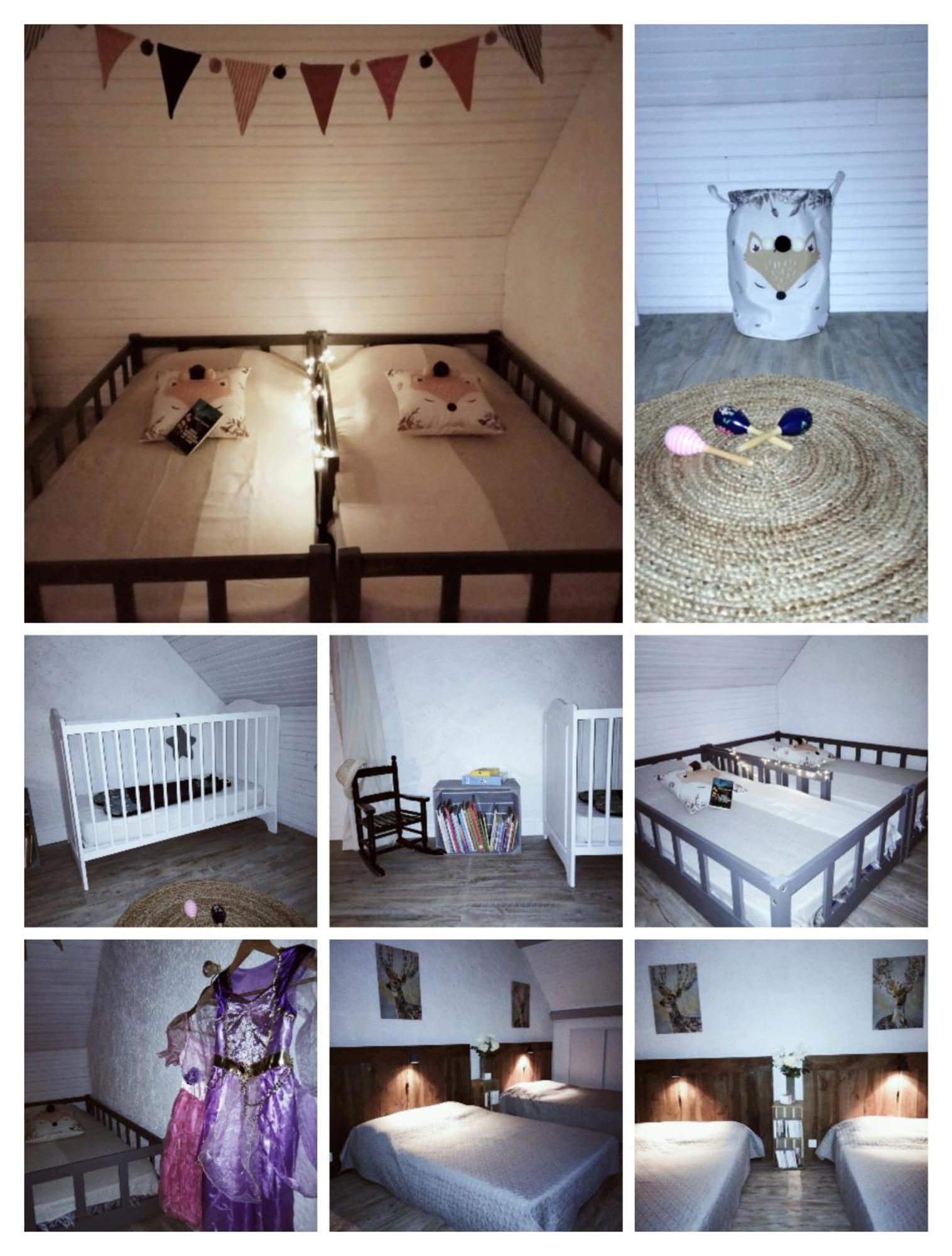 Chambre Familiale Anna "Mon Lit Au Pre" , Jusqu'A 4 Adultes Et 2 Enfants Avec Piscine Familles, Couples Ou Femmes Seulement Pontours Exteriör bild